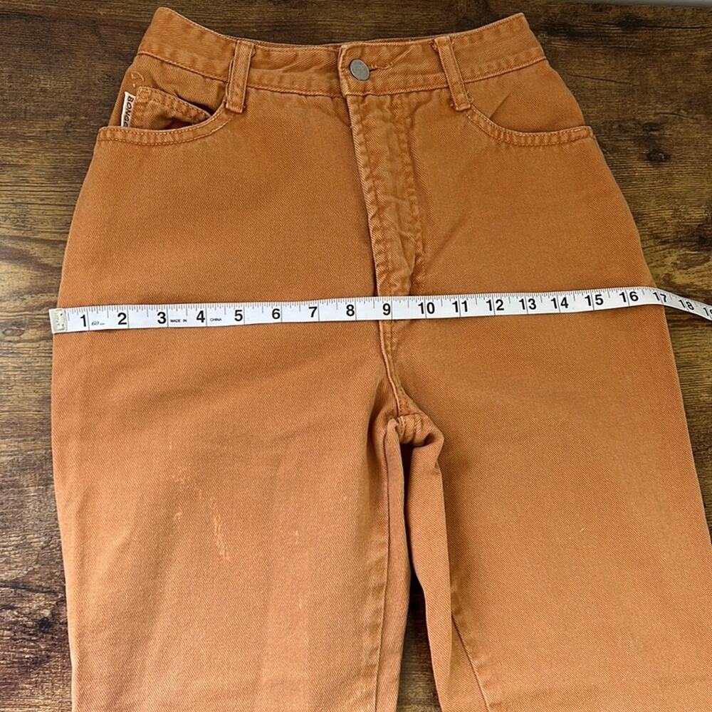 Vintage 90’s BONGO Light Brown High Rise Cotton Mom-Jeans - Picture 6 of 12